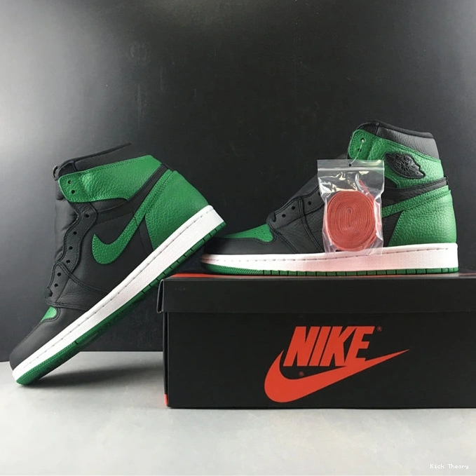 Kicktheory Refined Pine Retro 555088- 3775 Black Jordan1 Green 1014